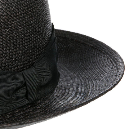 CHAPEAU DE PAILLE DAROLAN PANAMA - NOIR