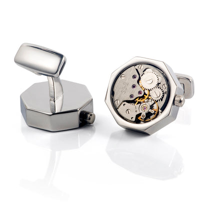 Mechanical movement cufflinks
