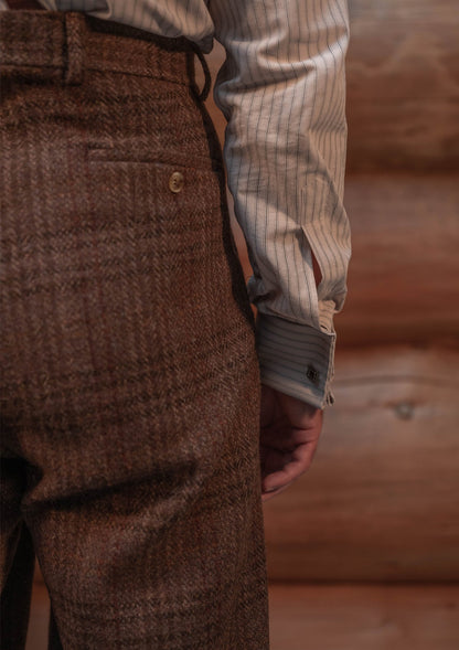 Authentic Scottish tweed - Autumn Leaf Check