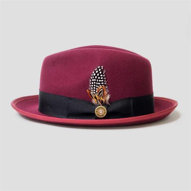 La signature du sophistiqué - Fedora bleu marine
