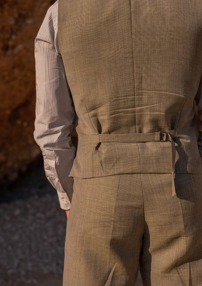 Capri Classic Style Waistcoat - Pistachio