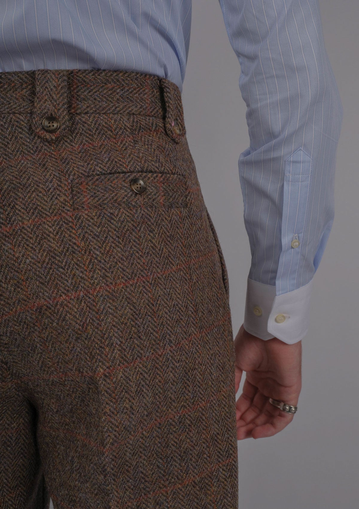 Scotland Tweed Trousers - Brown Check