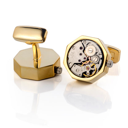 Mechanical movement cufflinks