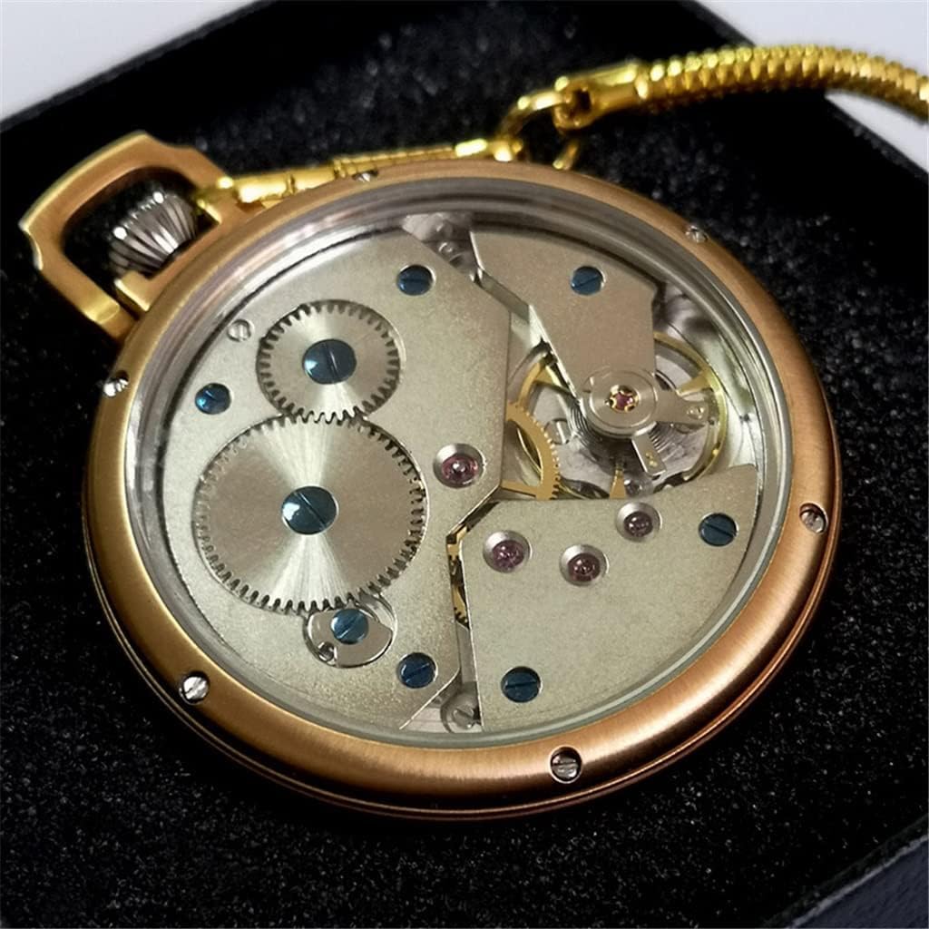 Royal Copperware London 1882 Antique Mechanical Pocket Watch Diamond-bearing Mechanical Movement with Ruby Jewels