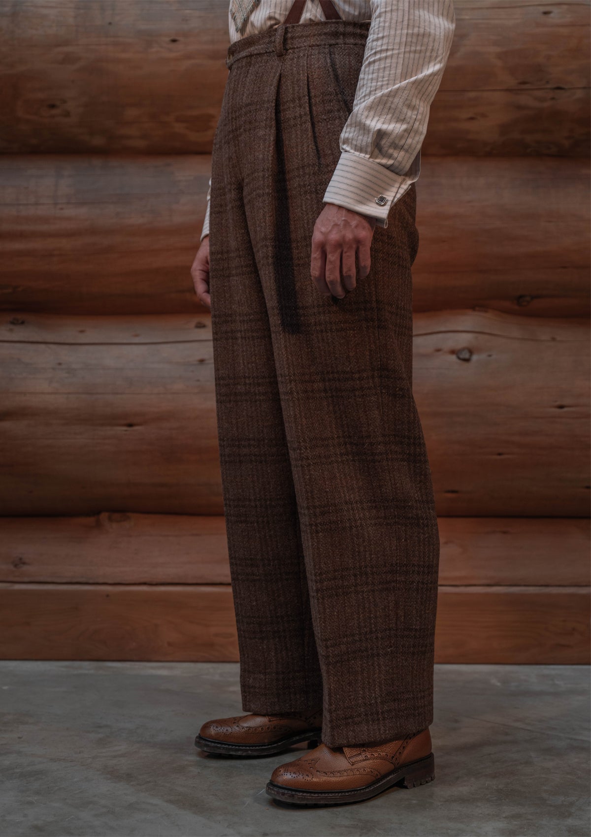 Authentic Scottish tweed - Autumn Leaf Check