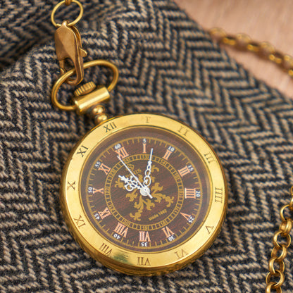 Flywheel Moonphase Automatic Watch – Vintage Mechanical Elegance for Men