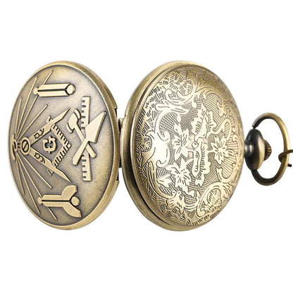 Masonic Pocket Watch and Chain Medal