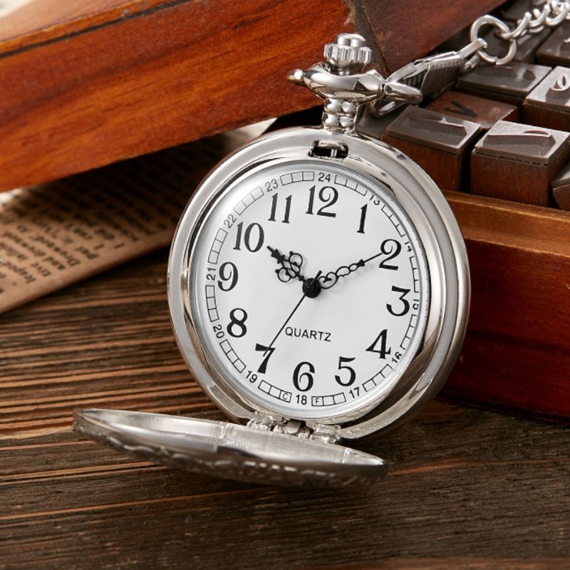 Steampunk Quartz Pocket Watch