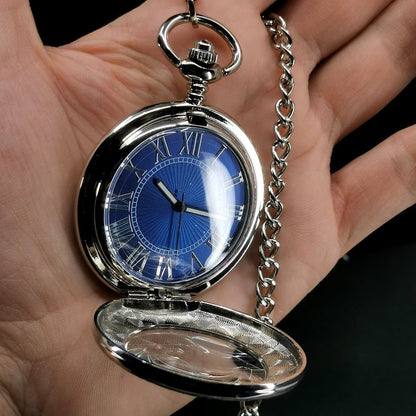 Classic Steampunk Semi-Hunter Automatic Pocket Watch