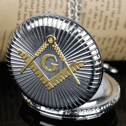 Masonic Pocket Watch and Chain Medal