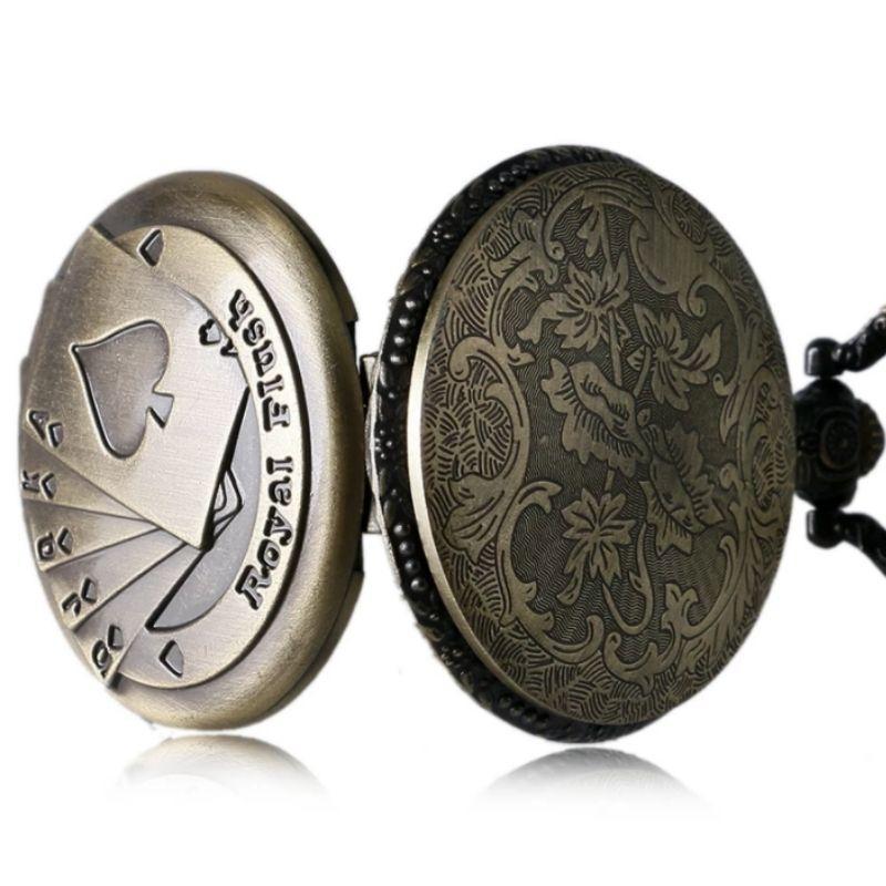 Steampunk Poker Pocket Watch
