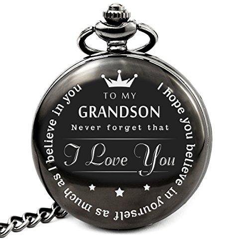 To My Grand Son  Pocket watch to grandson Gifts From a Grandpa GrandMa
