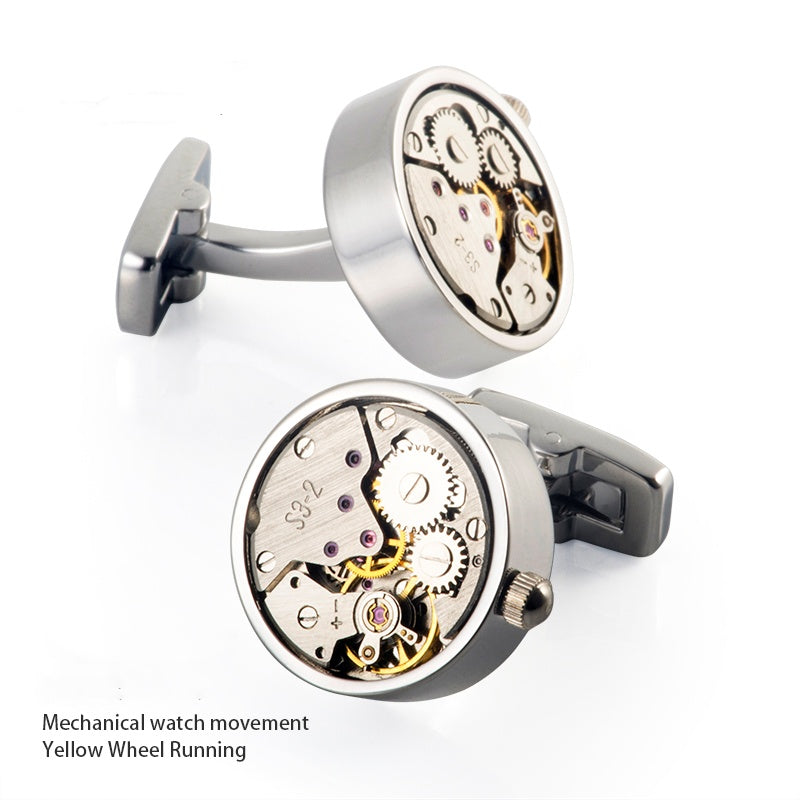 Mechanical movement cufflinks