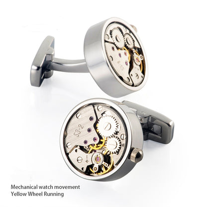 Mechanical movement cufflinks