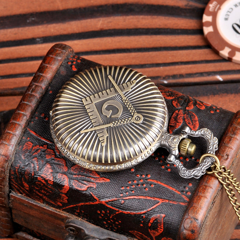 Masonic Pocket Watch and Chain Medal