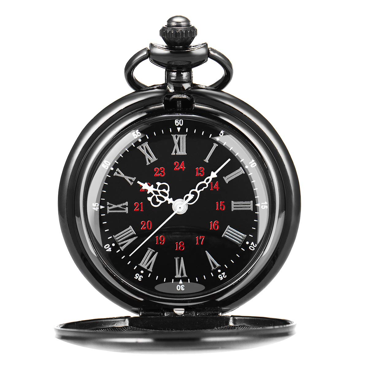 Black Pocket Watch for Men
