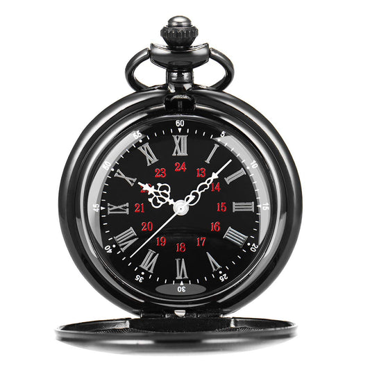Black Pocket Watch for Men