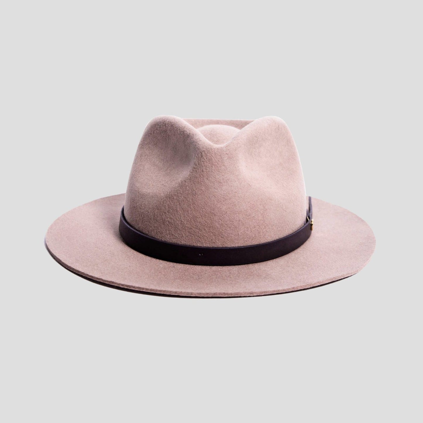 Élégant chapeau fedora en feutre pour homme – Olive foncée