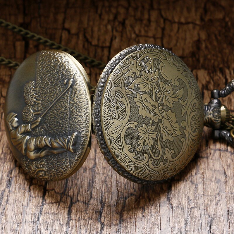 Quartz Pocket Watch Golf