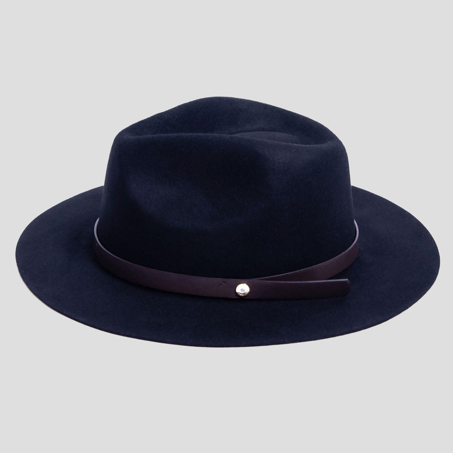 Dapper Men's Felt Fedora Hat – Black