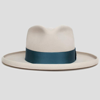 Polished Wide Brim Felt Fedora