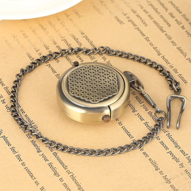 Patina Bronze - Vintage Roman Mechanical Pocket Watch