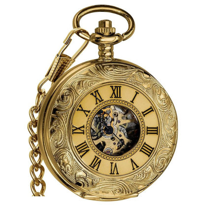 Steampunk Gold Gusset Watch