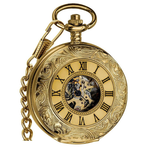 Steampunk Gold Gusset Watch