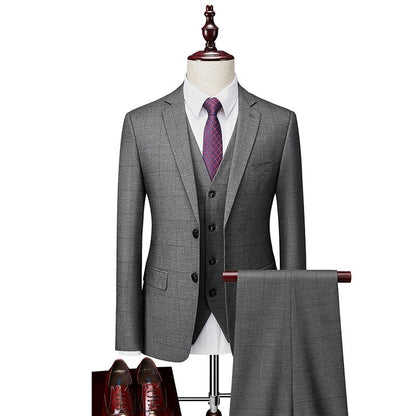 Three Pieces Suit Shelby's Checkered