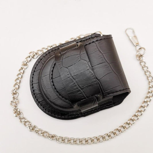 Pocket Watch Leather Case