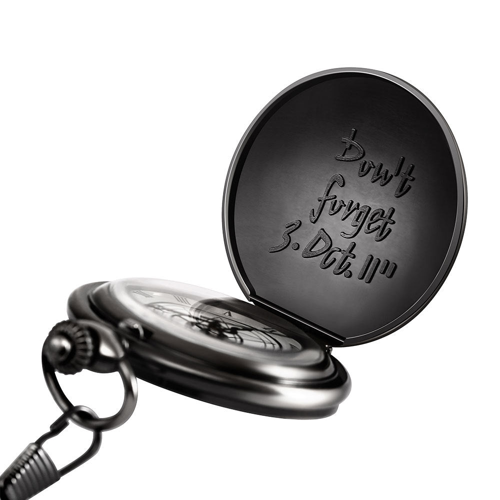 Fullmetal Alchemist Sea Horse Pocket Watch Snake-shaped Pendant Gift Box Packaging