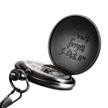 Fullmetal Alchemist Sea Horse Pocket Watch Snake-shaped Pendant Gift Box Packaging