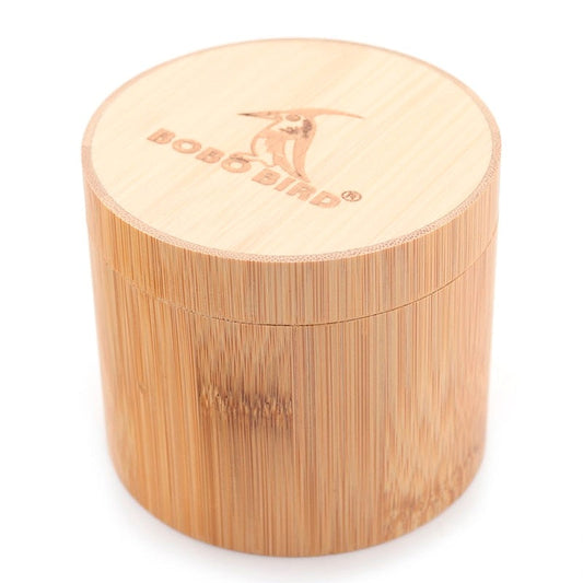Round Bamboo Pocket Watch Box